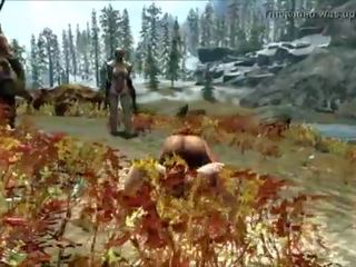 Tasha Slutty strumpet SexLab Skyrim Let's Play Adventures PT 34 Tasha Enjoys flesh of her friendsX