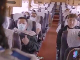 Xxx klip tour autobus s prsatá asijské děvka původní číňan av pohlaví video s angličtina náhradník